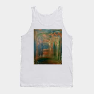 abstract painting using different mediums in my painting Tank Top